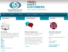 Tablet Screenshot of kdsindia.com